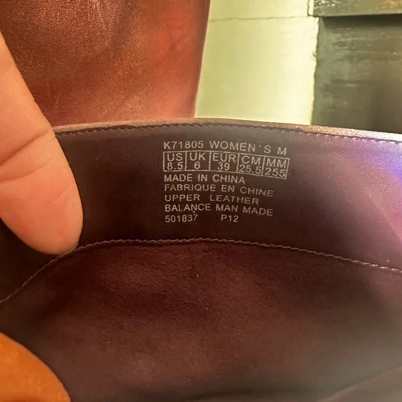 Rockport Janae kneehigh leather boot rare mauve 8.5 USA - Picture 6 of 11